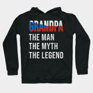 Grand Father Czech Grandpa The Man The Myth The Legend - Gift for Czech Dad With Roots From  Czech Republic Hoodie